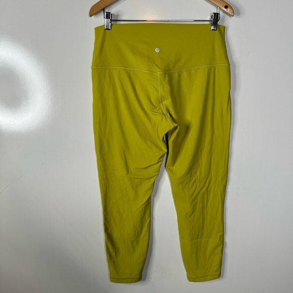 Lululemon Align Pant 25" Yellow Pear Size 14 - Picture 5 of 8